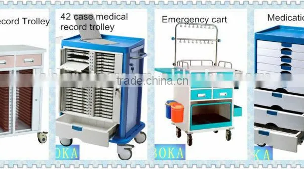 Stainless Steel Medical Trolley With Drawers photo-4