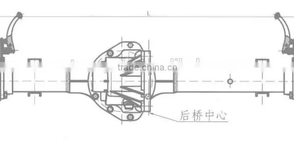REAR DIFFERENTICAL AXLE FOR GOLF CAR photo-2