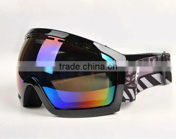Proffessional Anti-fog,UV Protective Unisex Snow Goggles Doule Lens Wide Angle photo-5