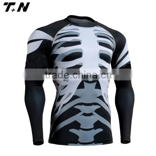 Custom Sublimated Compression Shirt Rash Guard Quality Choice photo-4