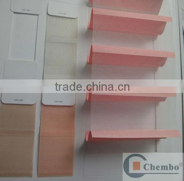 China Supplier Pink Elegant Blackout Zebra Blind for Window photo-2