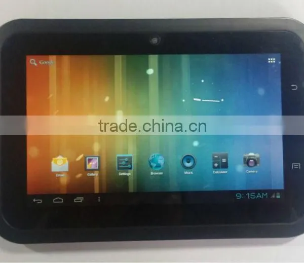 tablet with reader of code of bars