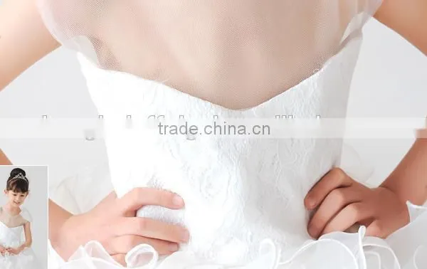 2015 Hot Sale Children Real Sample Flower Girl Dress photo-6