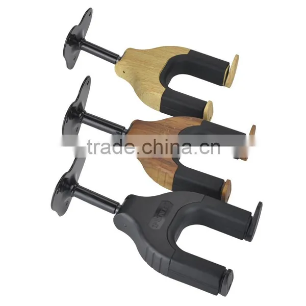 Auto Lock Long Wall Hanger Type Wooden Guitar Hanger photo-6