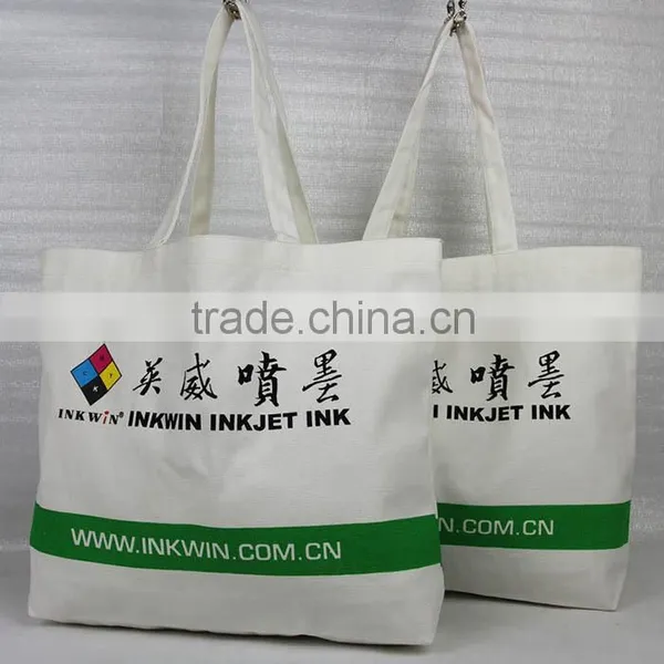 Custom Printed Eco Canvas Material Shopping Bags photo-3