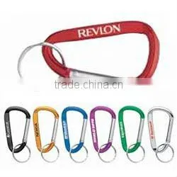 Polyester Material Colorful Tool Lanayrd With Carabiner Holder for Customer