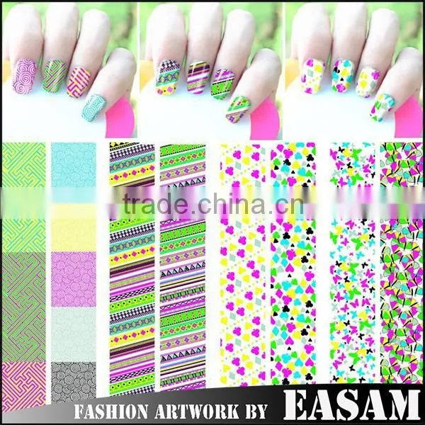 2015 New Fashion 3d Nail Art Sticker,nail Gel Sticker