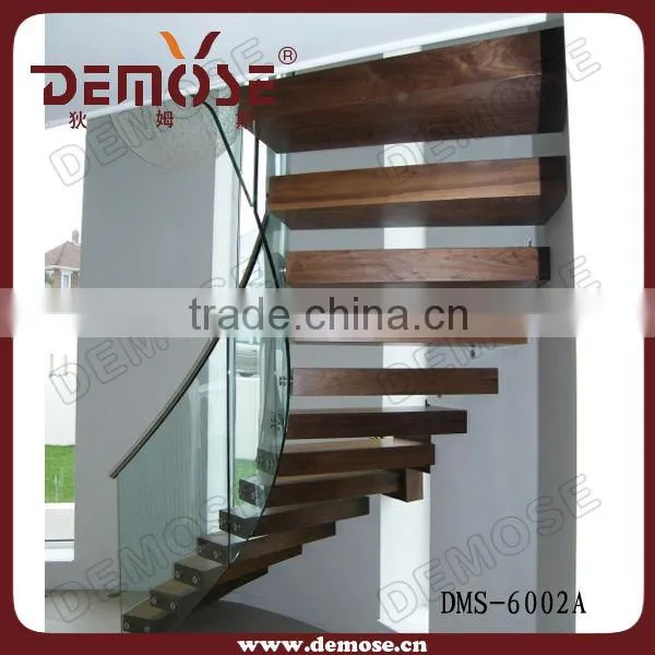 Steel Wood Staircase | Floating Stairs Diy Design photo-2