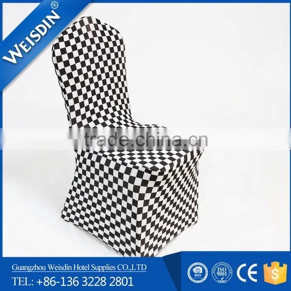 New Style Banquet Chair Cover White Cheap 100%polyester Banquet Chair Cover photo-4