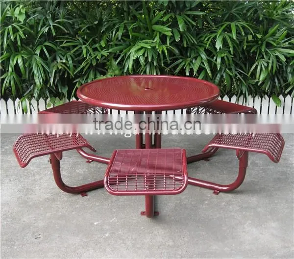 Outdoor cafe table chair set metal cafe style table chairs