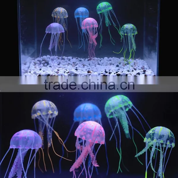 Fish Tank Artificial Jellyfish Landscaping Jellyfish for Aquarium photo-4