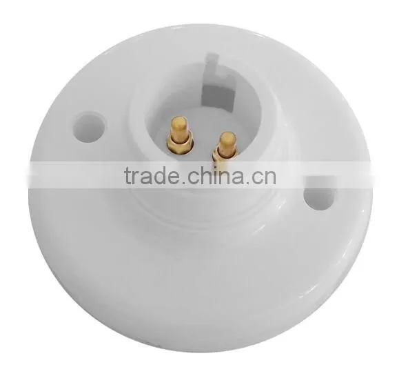 Plastic White Burn-in Test B22 Bakelite Lamp Holder Lamp Base photo-2