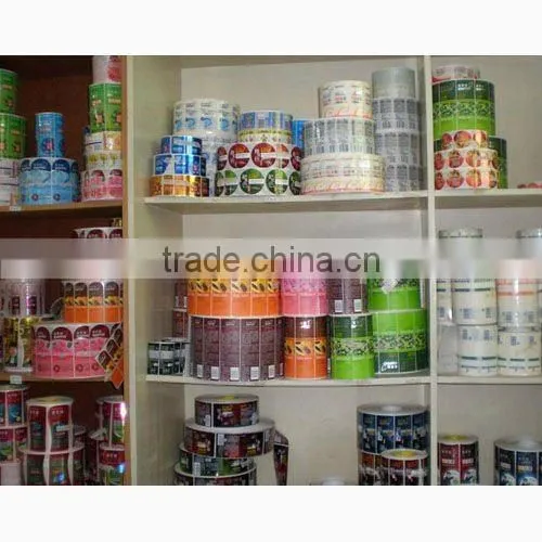 customized label printing machine roll sticker