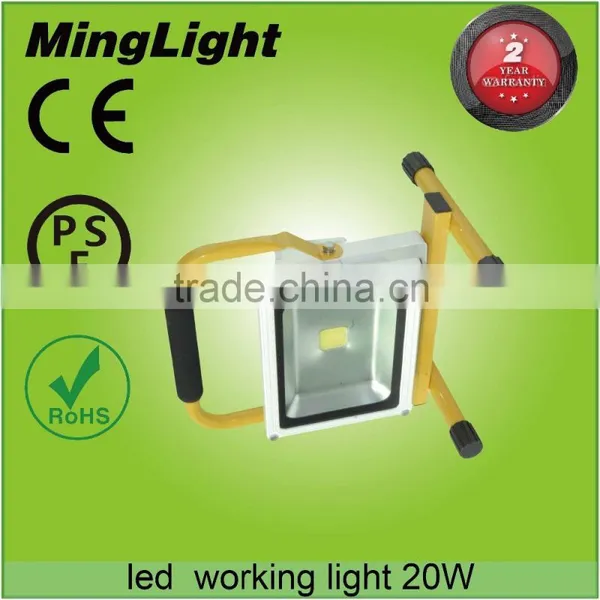TOP Quality IP65 Bridgelux Driver Led Work Light 20W Led Cordless Portable Recharge Flood Lighting photo-5