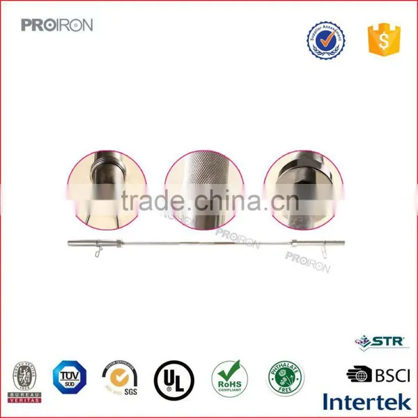 Olympic Chrome Straight Barbell 5ft 6ft 7ft Weight Lifting Bar Collar photo-2