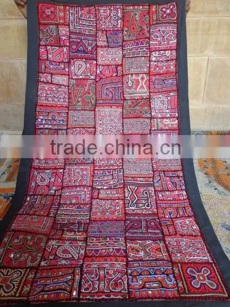 Vintage Sari Patchwork Tapestries