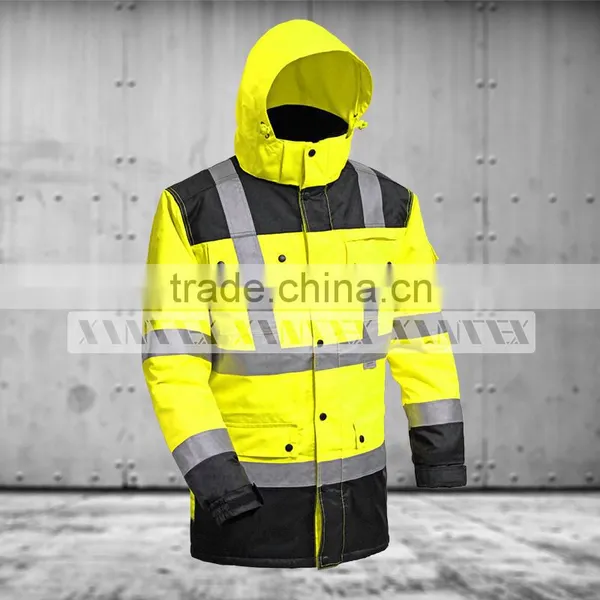 ANSI/ISEA 107 / EN20471 Northcape 300D Oxford High Vis Two Tone Traffic Workwear Jacket photo-2