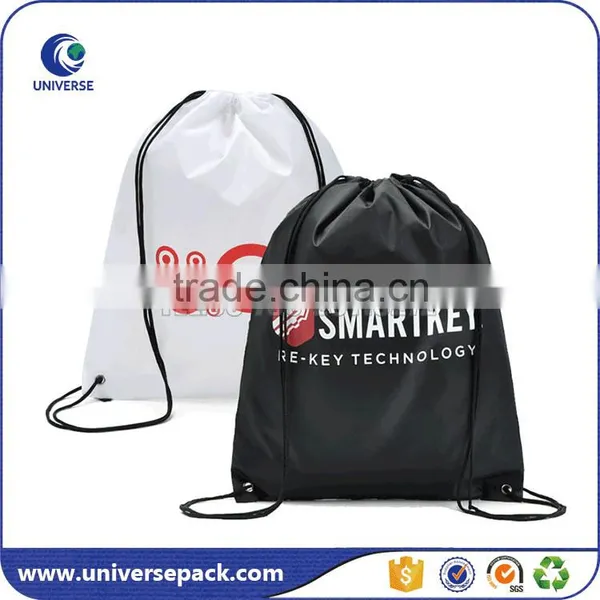 Recyclable Custom Logo Drawstring Backpack Bag photo-3