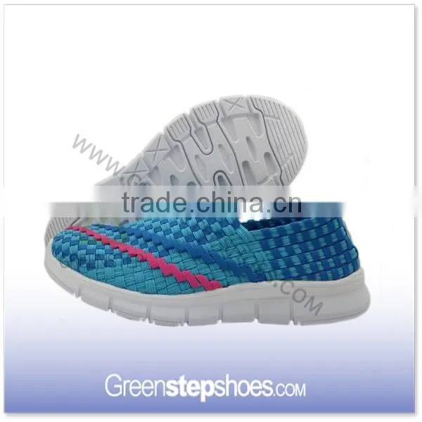 Multicolor Handmade Elastic Woven Shoes Men photo-2