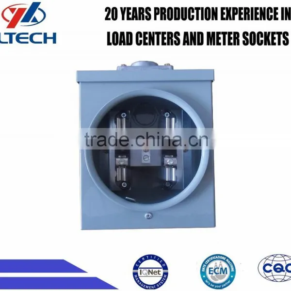 GTFB 100A 4JAW TERMINAL Square METER BASE SOCKETS With Hub photo-2