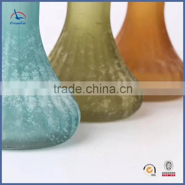 Hot Selling Decorative Flower Glass Vase Recycled China Flower Vase photo-3