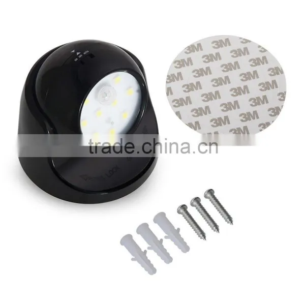 360 Degree Rotation Wireless Indoor Outdoor Wall Porch LED Motion Sensor Light photo-5