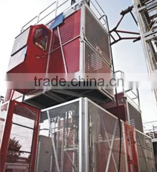 OUTSIDE CONSTRUCTION HOIST LIFT ELEVATOR BY TEWEI photo-3