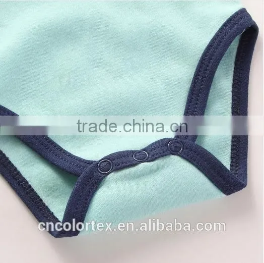 High Quality Summer Baby Boys and Girls Short Sleeve Bodysuit photo-4