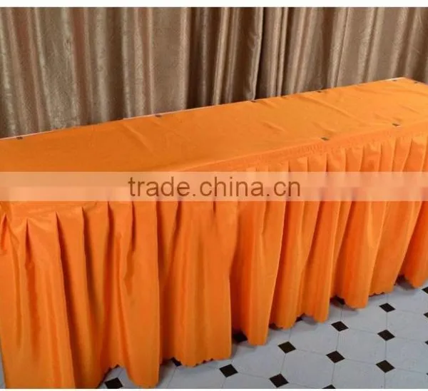 White Rectangle Home Decoration Table Skirt photo-2