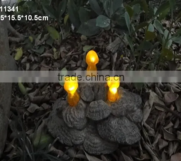 Resin Mushroom Solar Lights for Garden photo-4