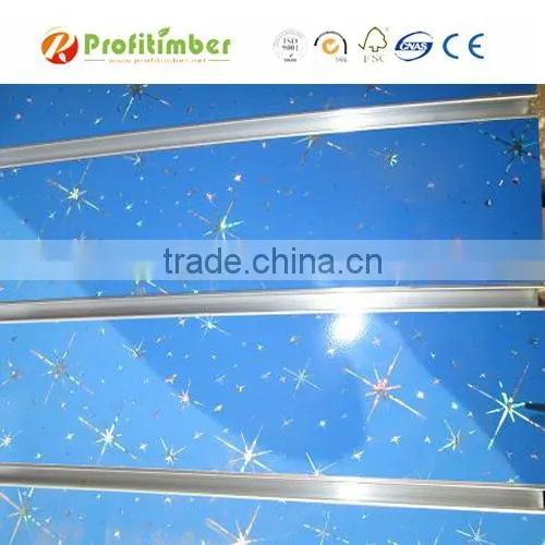 PVC Laminated MDF Grooved Board Aluminum Slatwall Panel photo-5