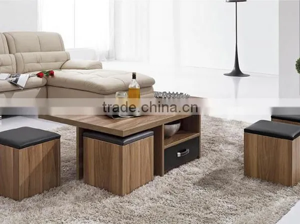 Wooden End Table LS-WD5642 photo-2