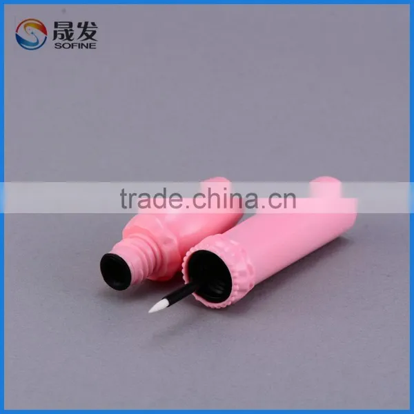 Factory Direct Sale New Style Light Pink Color Empty Plastic Eyeliner Tube photo-3