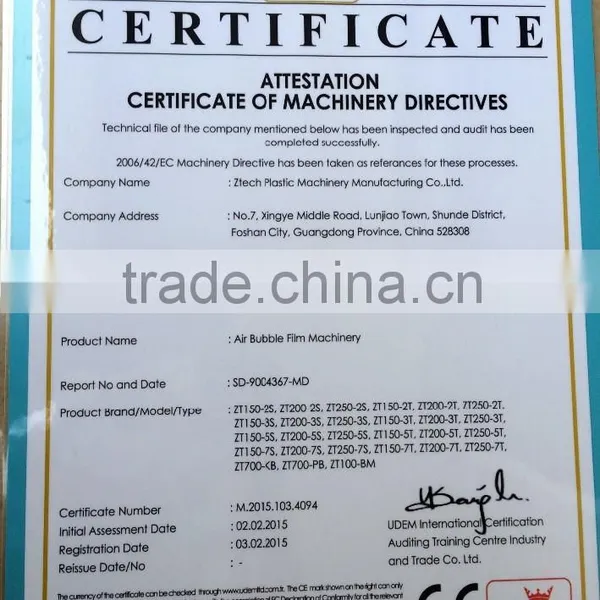 Double Screw 3 Layers 4 Layers 5 Layers Plastic PE Air Bubble Film Machine photo-2