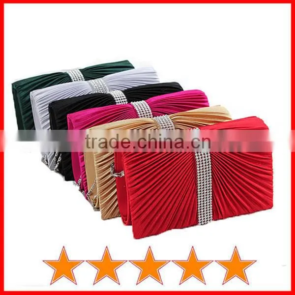 Luxury satin evening clutch bag for women,evening bag,clutch bag