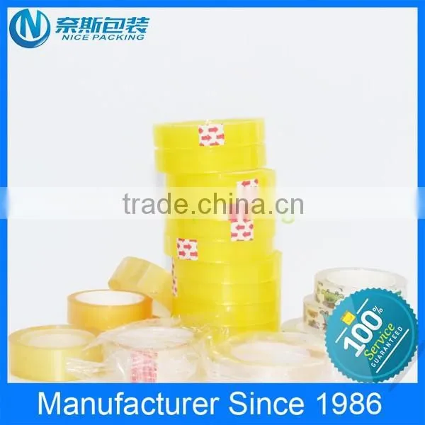 12mm 18mm 24mm Crystal Clear Bopp Stationery Tape for Shool And Office Use photo-3