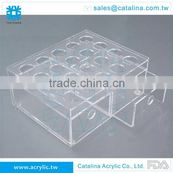 Creative Acrylic Cosmetics Organizer With 1 Drawer photo-3