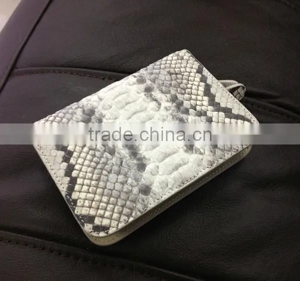 Genuine Python Snakeskin Purse and Wallet China Custom Business Card Wallet photo-2