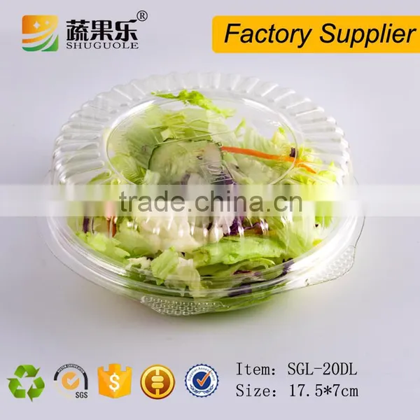 Transparent Take Away Plastic Salad Box With Lid photo-4
