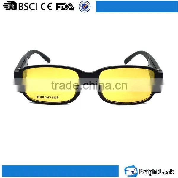 High Standard Yellow Lenses Classical Led Light Night Driving Sunglasses Polarized photo-2