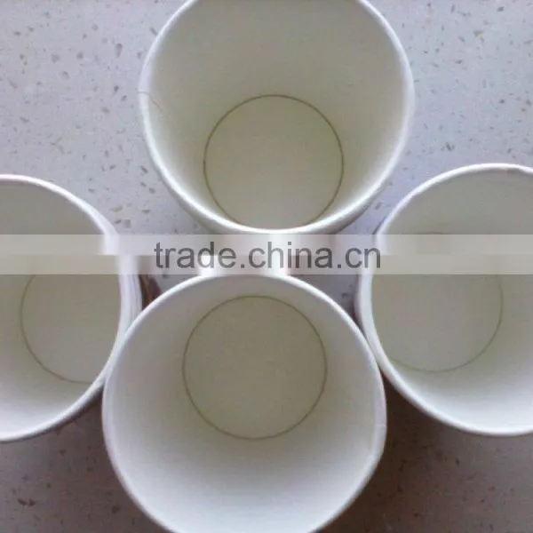 Food Grade Different Gsm 8oz Single Wall Paper Cup With Customer Logo Printed photo-3