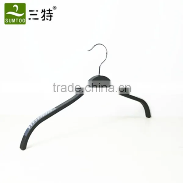 Hot Saling Rubber Black Set Wooden Hangers of Forever 21 photo-2