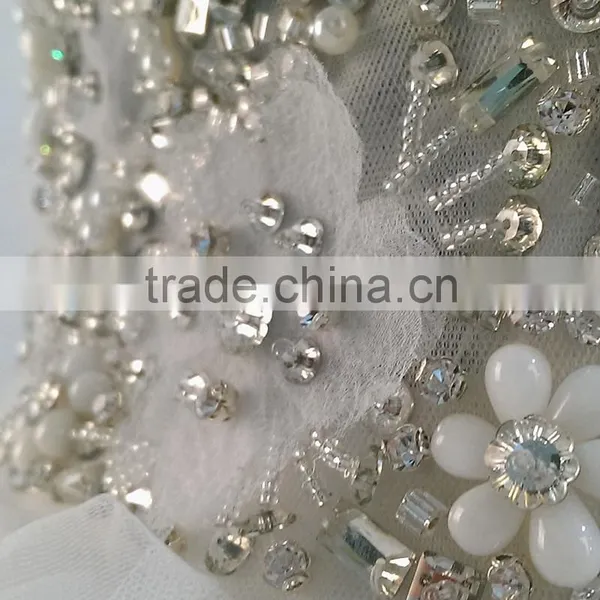 RSW909 China Crystal Beads For Wedding Factory Dresses Ball Gown photo-3