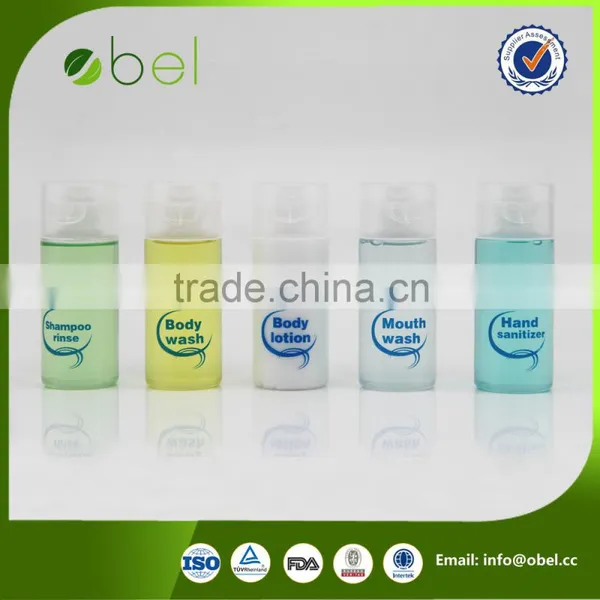20ml Shampoo and Hotel Guest Amenities With Pvc Bottle
