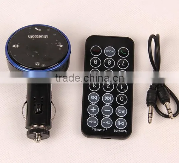 wholesale hot sell black bluetooth fm modulator mp3 player wireless fm modulator for car