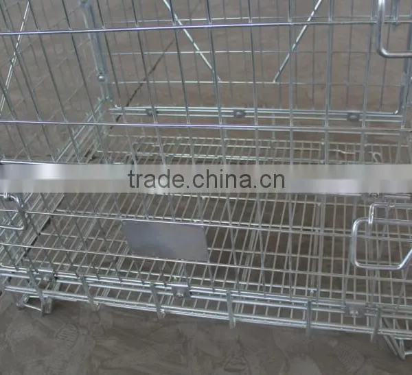 Best-selling Metal Wire Mesh Container With 4 Legs Metal Storage Cage photo-3