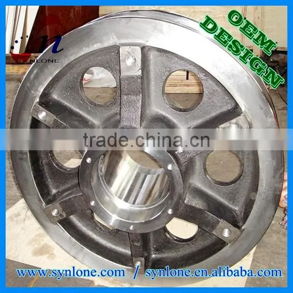 Spray Painted Casting Cart Drive Wheel photo-4