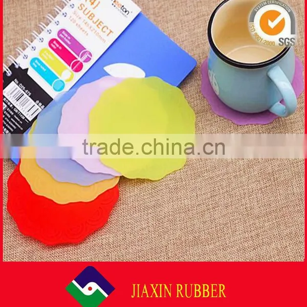 Cheap Affordable Drink Coaster,flexible Round Silicone Cup Coaster photo-4