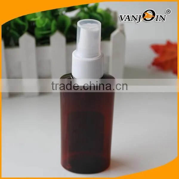 100ml Oval Amber Mist Spray Bottle With White Pumper Sprayer photo-5