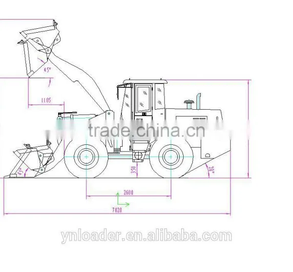 China Wheel Loader Weichai Deutz Engine 1.7CBM Mini Wheel Loader YN935 SHAN DONG Yineng Luneng Machinery photo-6
